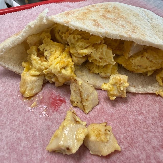 Grilled Chicken, Egg & Cheese Rider.